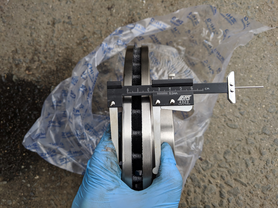 Новый диск. Толщина 28 мм — SsangYong Kyron