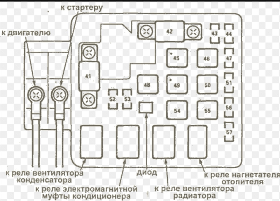 Схема предохранителей на аккорд 7