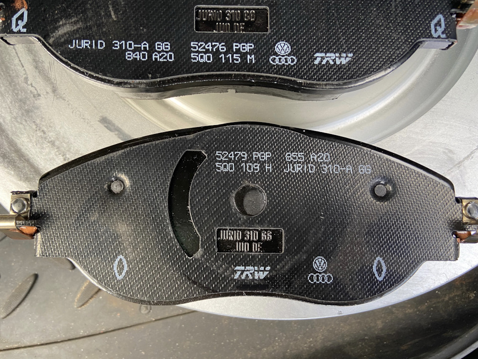 Фото в бортжурнале Volkswagen Tiguan (1G). Запчасти на фото: A0310