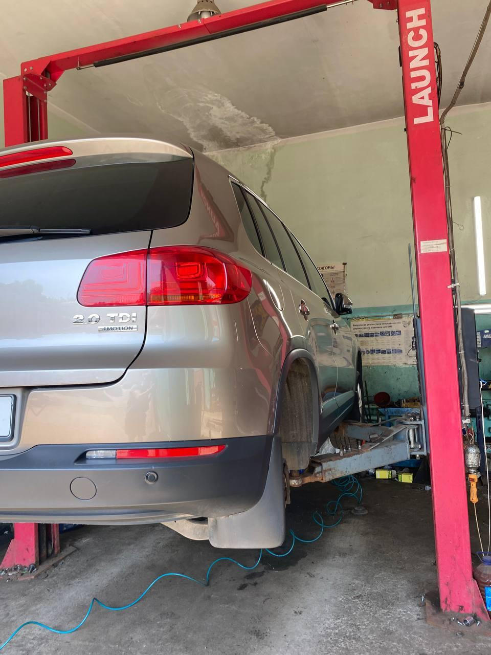 Лопнула задняя пружина: вопросы к драйвручанам — Volkswagen Tiguan (1G ...