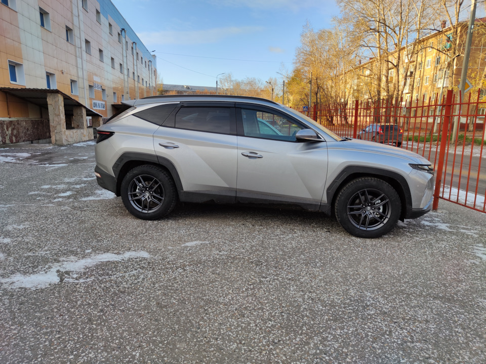 Замена колес — Hyundai Tucson (4G), 2 л, 2023 года | колёсные диски ...