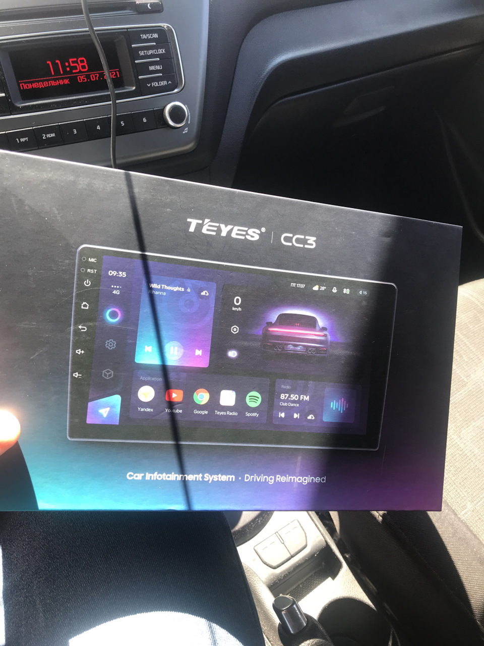 Магнитола TEYES CC3 и прочее — KIA Rio (3G), 1,6 л, 2015 года ...