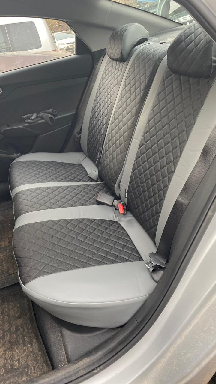 Установка чехлов на Хендай Солярис 2 / Киа Рио 4 — АВТОПИЛОТ на DRIVE2