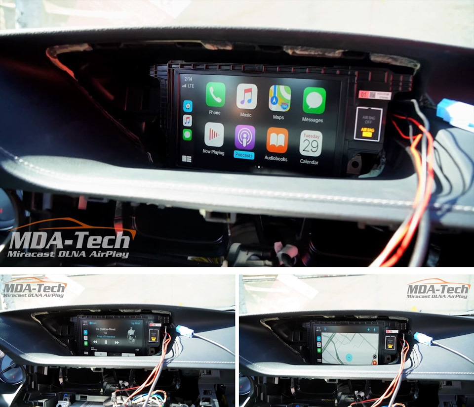 Установка Android Auto & CarPlay для Lexus ES 2014-2020 — MDA-Tech на DRIVE2