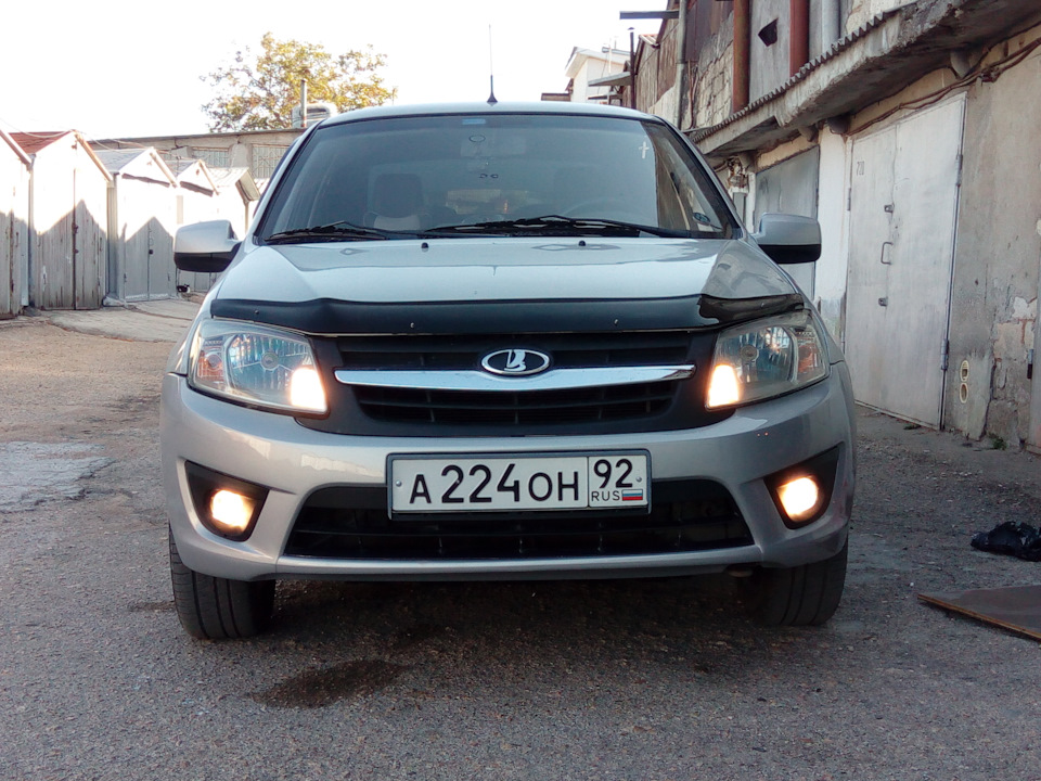 Покраска бампера — Lada Гранта, 1,6 л, 2012 года | своими руками | DRIVE2