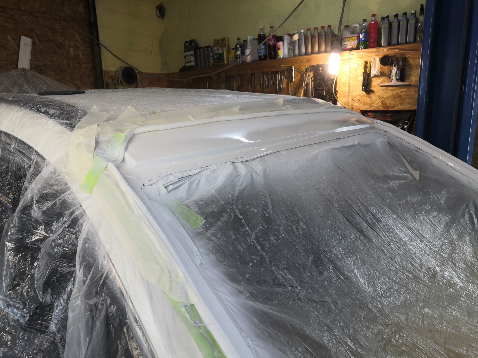 Замена лобового, устранение коррозии. — Honda CR-V (RE), 2,4 л, 2008 ...