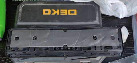 KEA075004 Опора номерного знака (наклейки под рамку номеров для ...