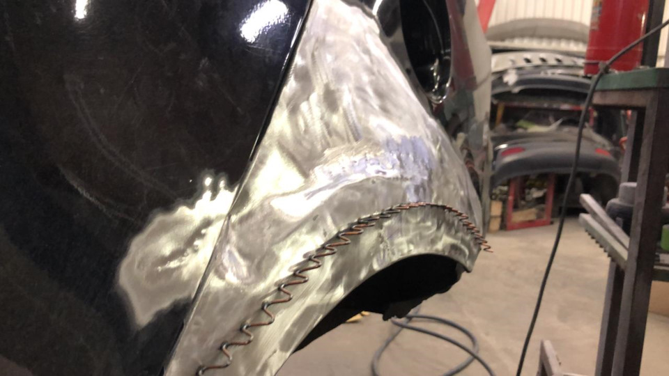 Ремонт боковины после ДТП и полный окрас Kia Rio — FITSERVICE Щелково ...