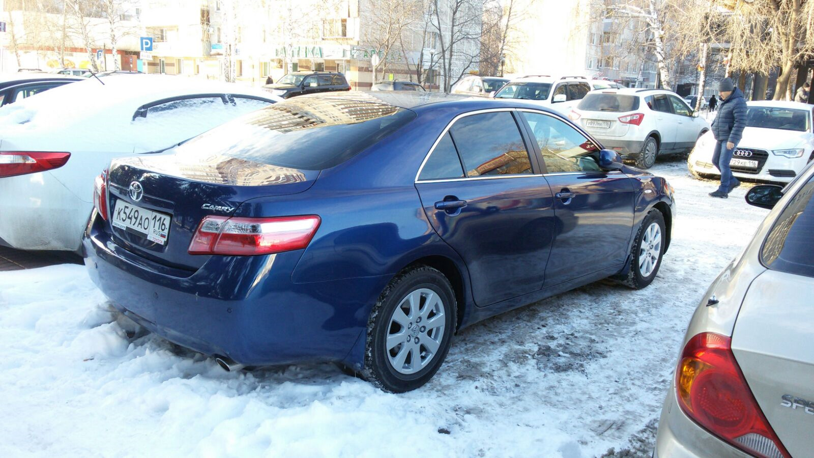 Камри синяя фото Toyota Camry (XV40) 2.4 бензиновый 2008 Синяя камрюша -сорокуша на DRIVE2