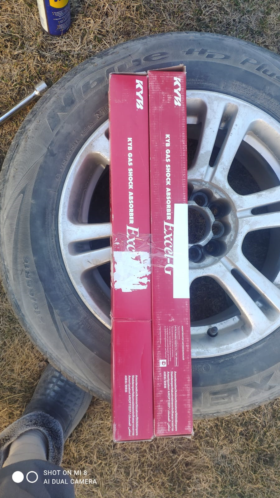 Замена ДМРВ и задних амортизаторов — Mitsubishi Grandis, 2,4 л, 2004 ...