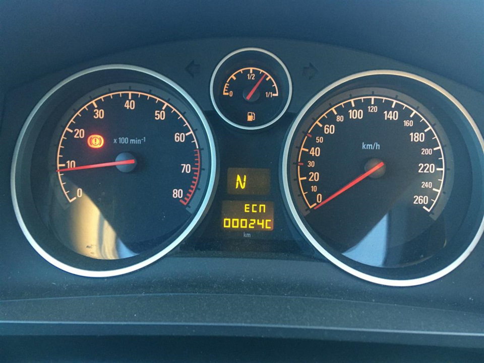 Temperature on Dashboard (Handmade) — Opel Astra H, 1,6 л, 2010 года ...