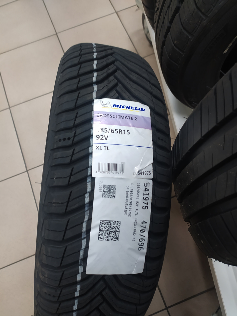 Летняя резина Michelin CrossClimat 2 — Nissan Almera V (G11/15), 1,6 л,  2013 года | шины | DRIVE2