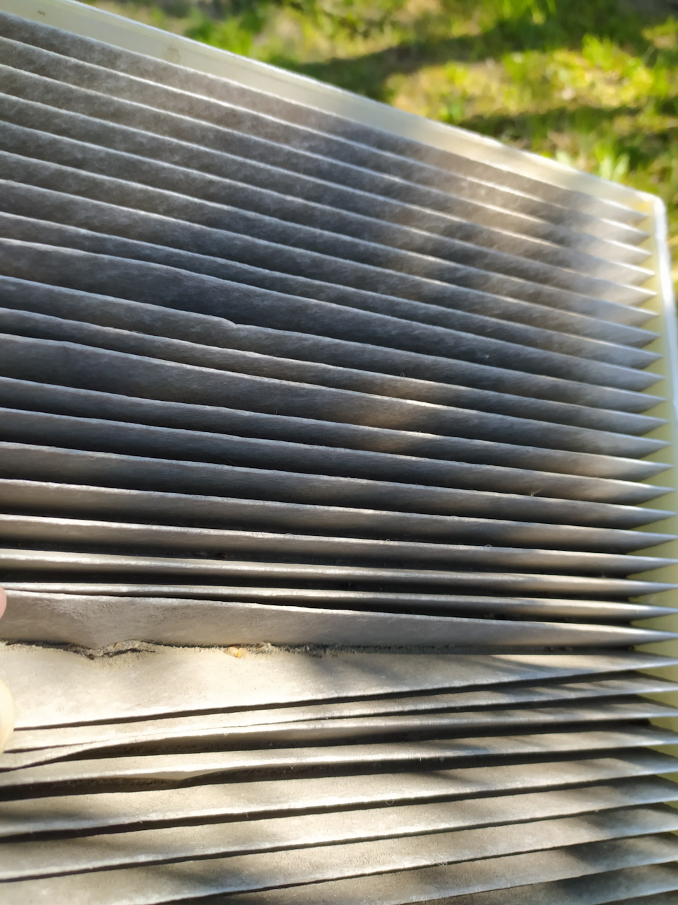 Грязный салонный фильтр. — Skoda Octavia A7 Mk3