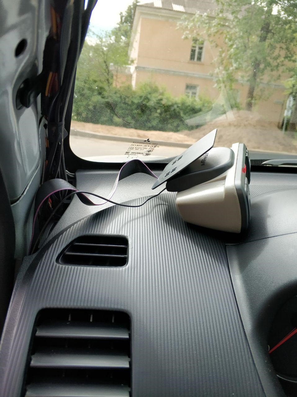 Multitronics VC731+ парктроники по кругу — Mitsubishi Pajero Sport (2G ...