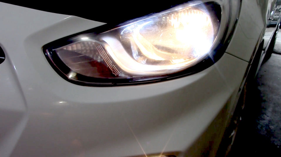 Чистим отражатель фары, не разбирая на Солярисе — Hyundai Solaris, 1,4 ...