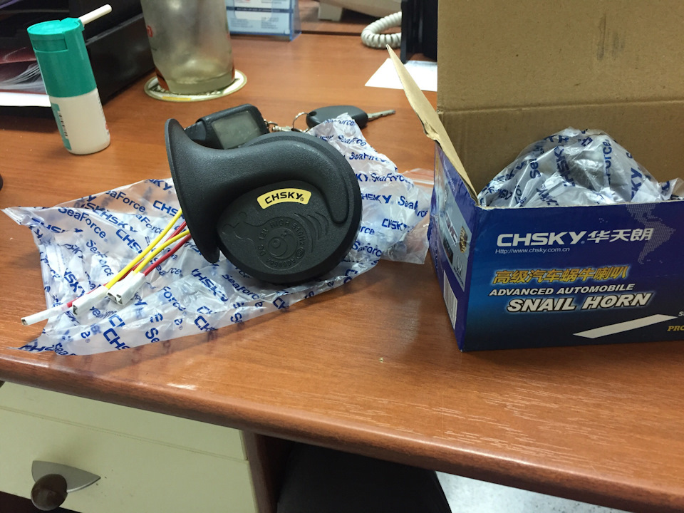 Поставил громкий клаксон, заменил крышку радиатора — Mitsubishi Lancer ...