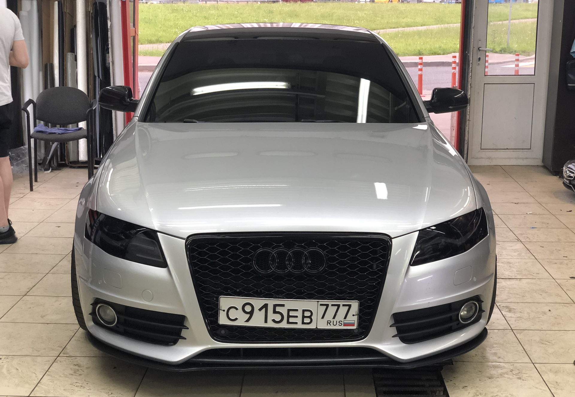 Переделка фар audi a4