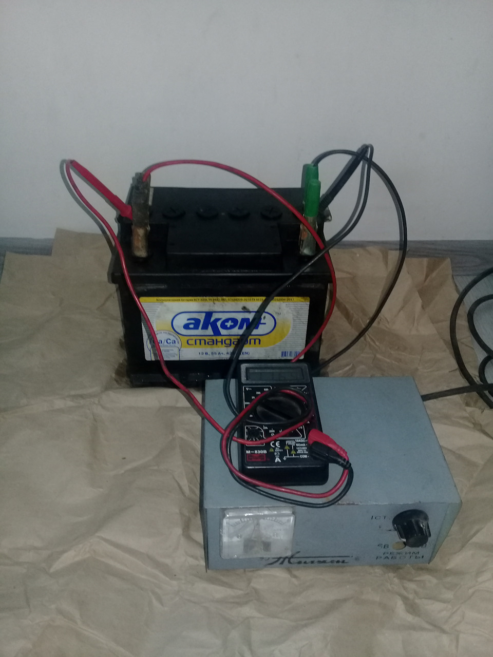 Зарядка аккумулятора… — LADA Гранта лифтбек, 1,6 л., 2014 года | своими ...