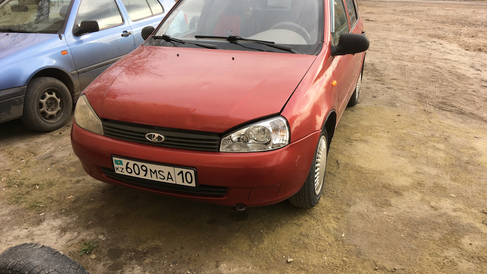 ДХО дальний в полнакала — Lada Калина универсал, 1,6 л, 2008 года ...