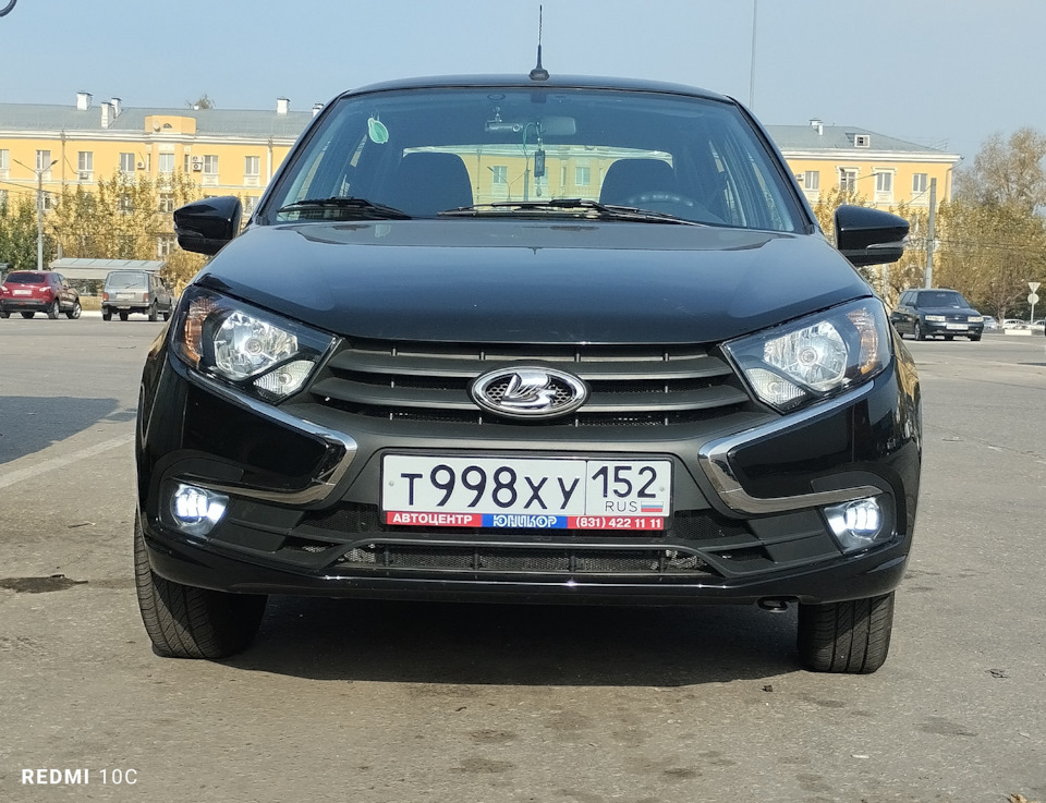 Установка и подключение ПТФ — Lada Гранта (2G) FL, 1,6 л, 2023 года ...