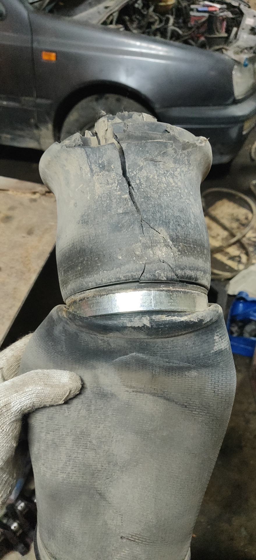 Замена задних пневмо подушки — Mercedes-Benz GL-Class (X164), 4,7 л ...