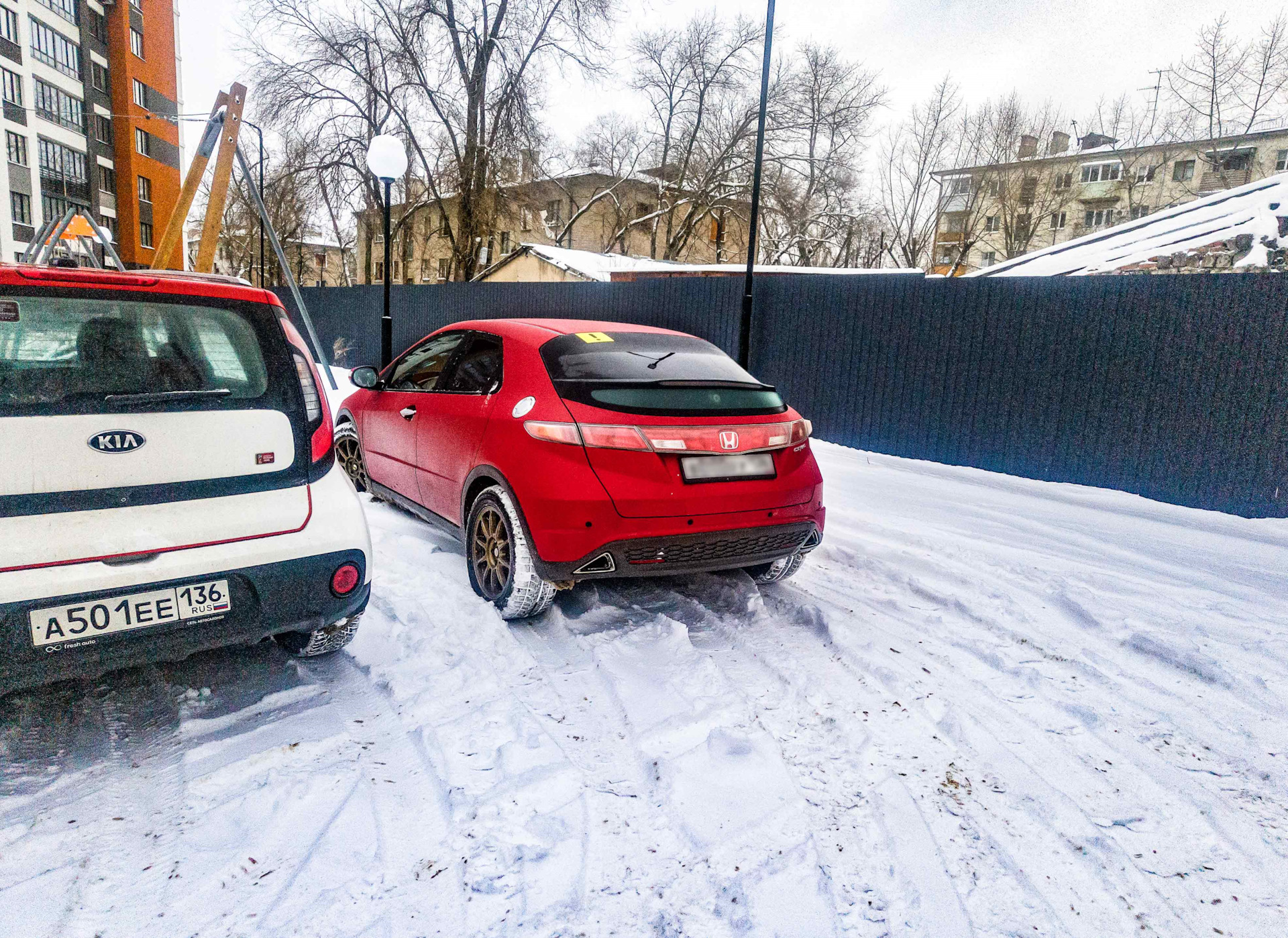 Клиренс увеличен — Honda Civic 5D (8G), 1,8 л, 2008 года | визит на ...