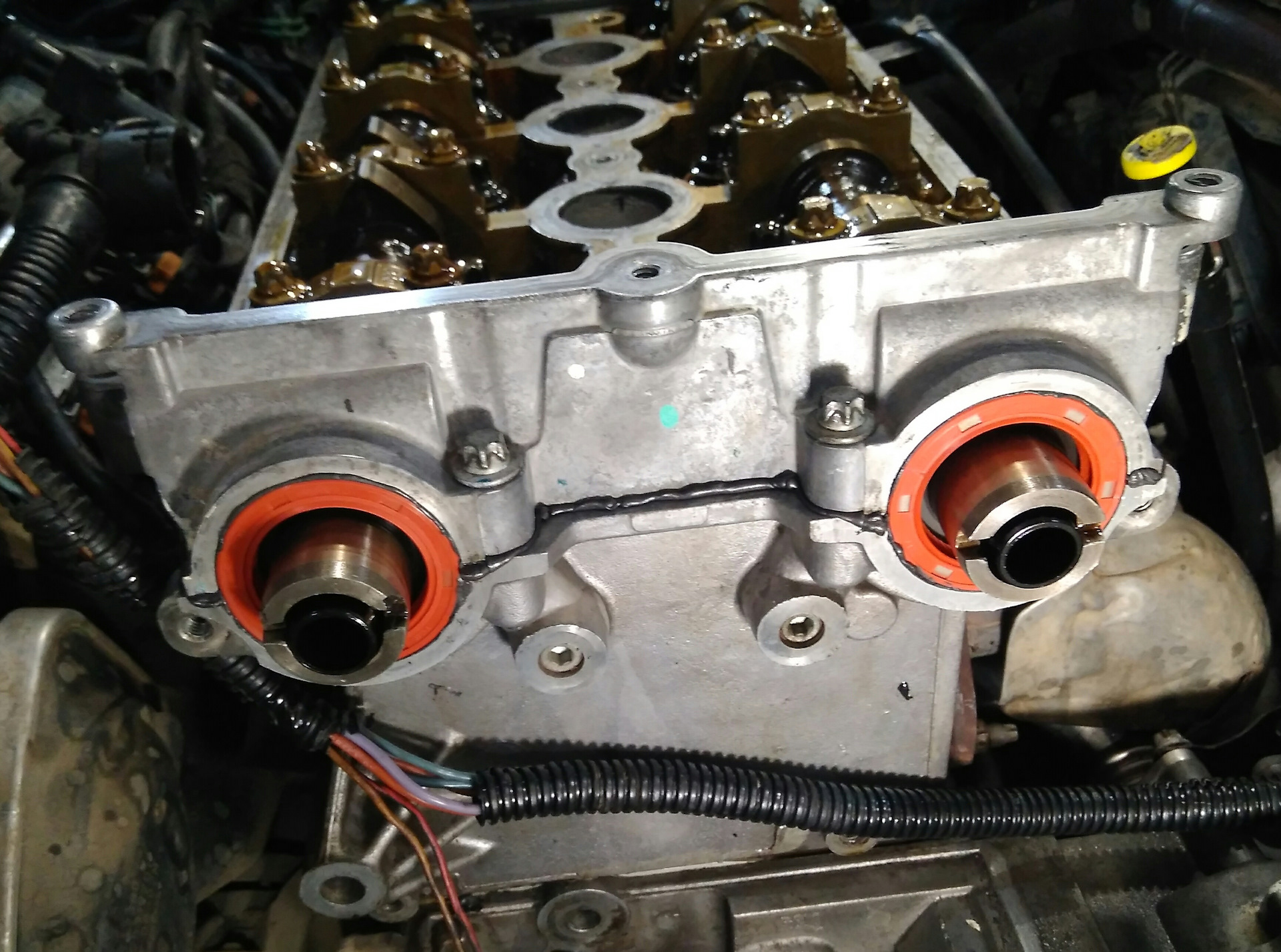 Герметик рейнз потёк — Opel Vectra C, 1,8 л, 2007 года | своими руками ...
