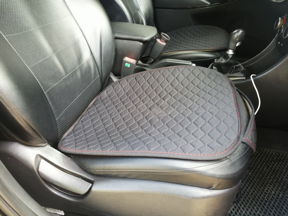 Накидки на передние кресла — Hyundai Solaris (1G), 1,4 л, 2014 года ...