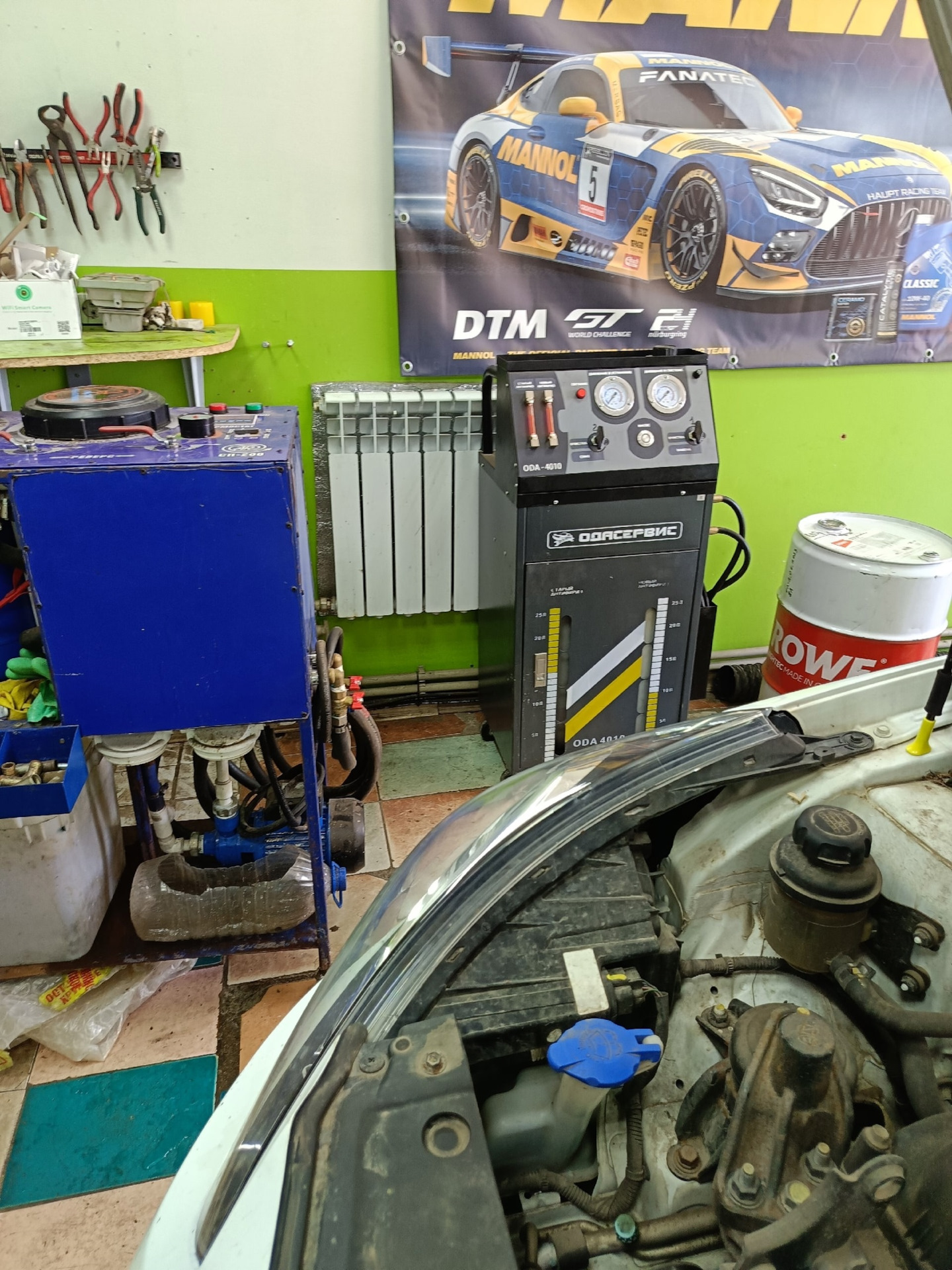 Аппаратная чистка радиатора печки — Hyundai Solaris (1G), 1,4 л, 2014 ...