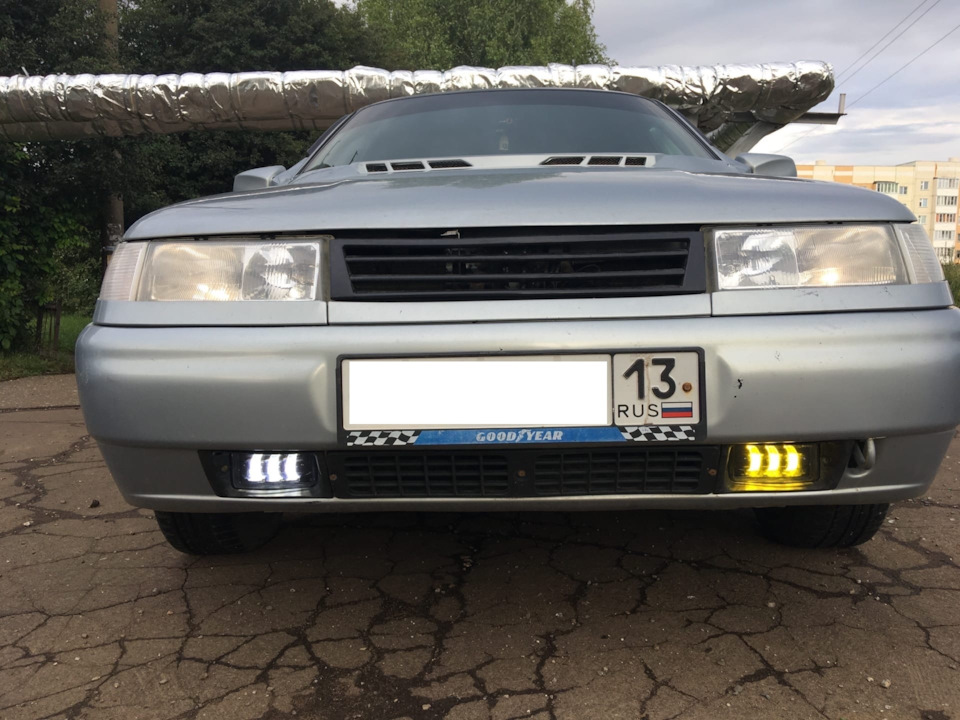 Никаких ПТФ киржач. Двухрежимные, двухцветные светодиодные ПТФ Sal-Man ...