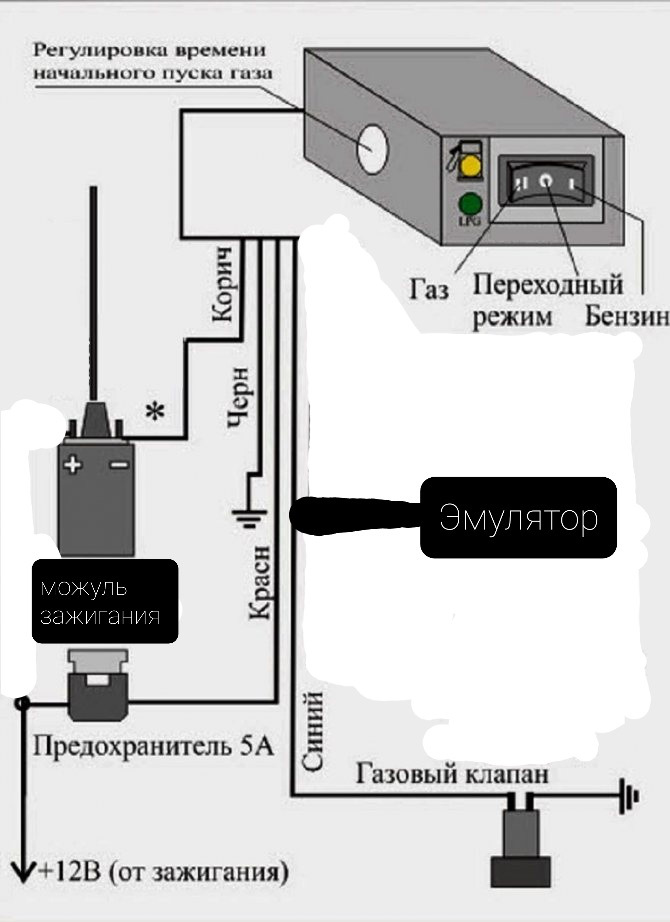 Схема подключения инжекторного переключателя Digitronic DS-11