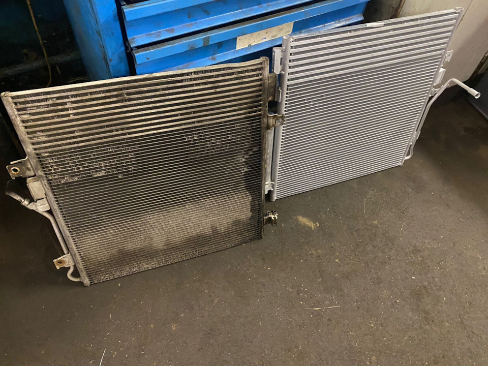 Замена радиатора кондиционера / акпп на додж нитро — Dodge Nitro, 2,8 л ...