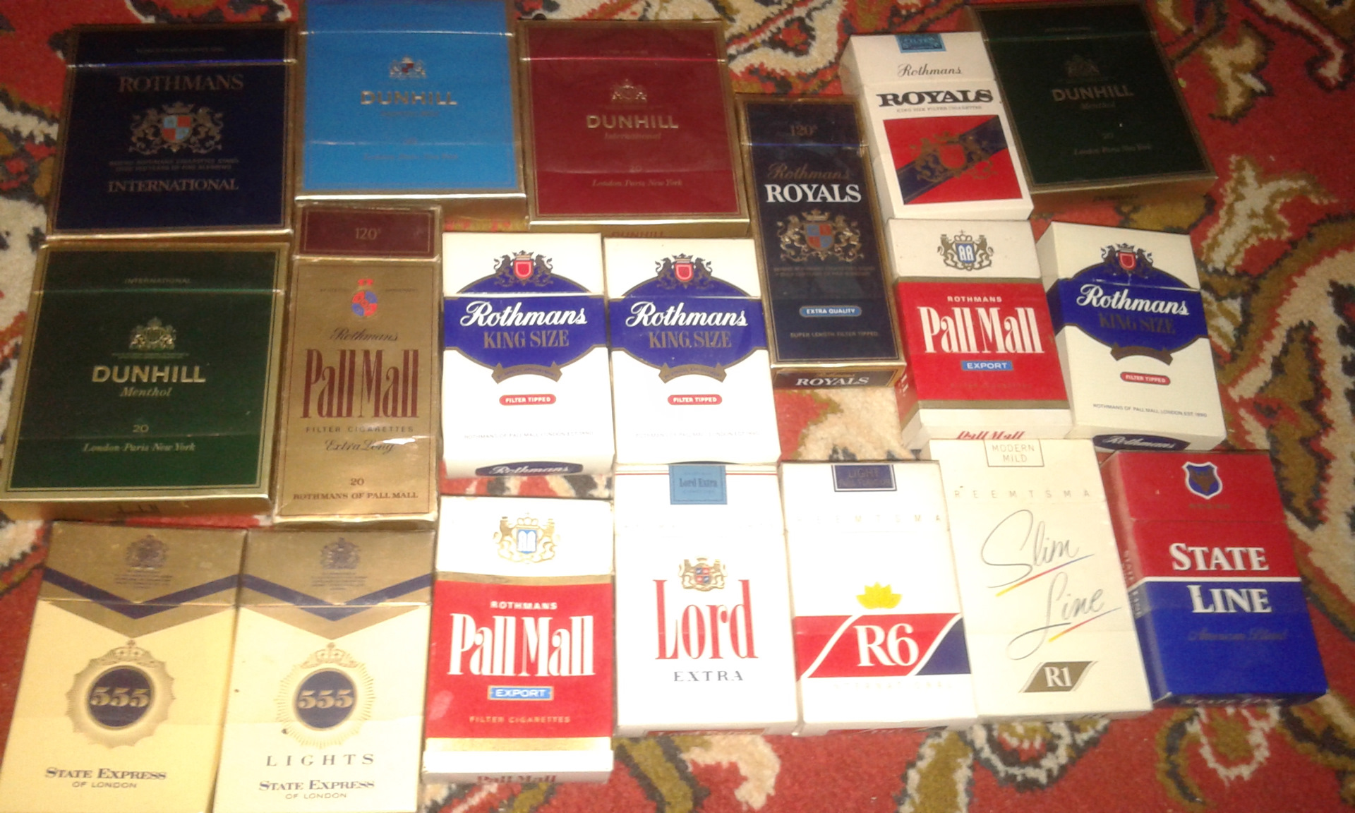 Сигареты Rothmans 90е