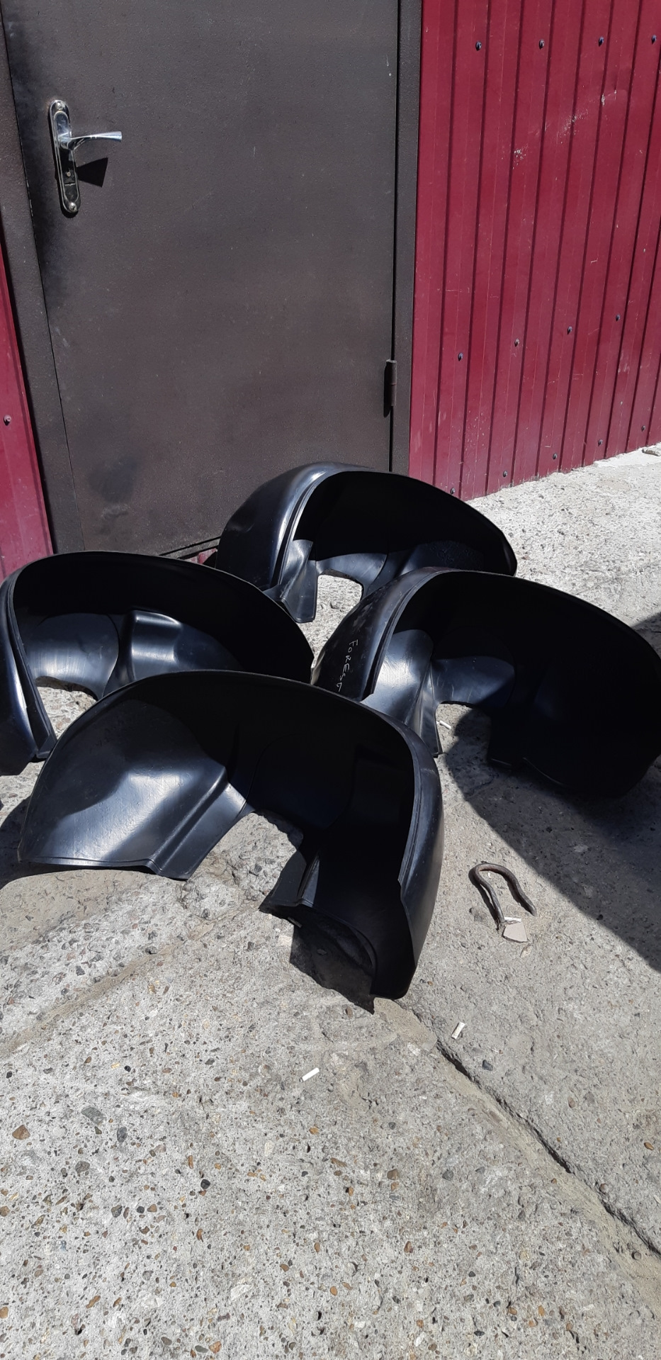 Задние подкрылки sg5 — Subaru Forester (SG), 2,5 л, 2002 года ...