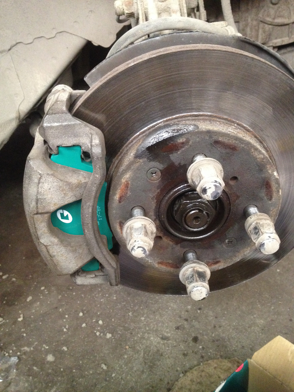 Плохой накат. Ремонт тормозов. — Honda Civic Hatchback (7G), 1,5 л ...