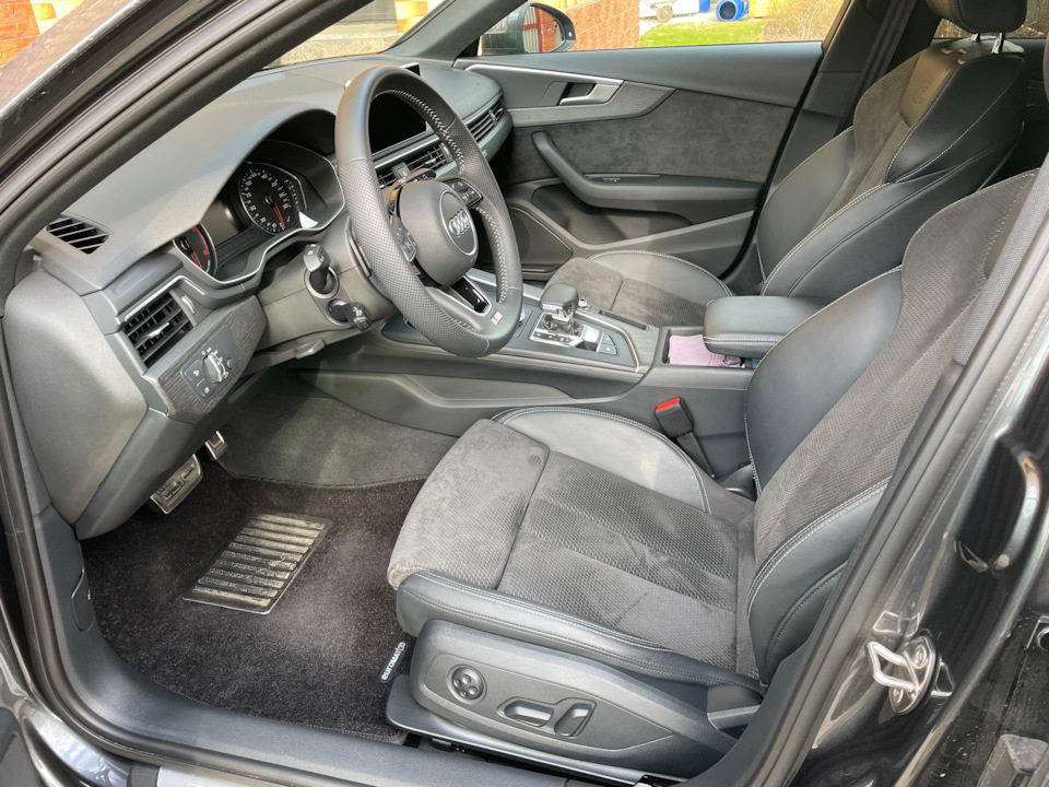 Поясничный подпор водительского сидения. — Audi A4 (B9), 2 л, 2019 года ...