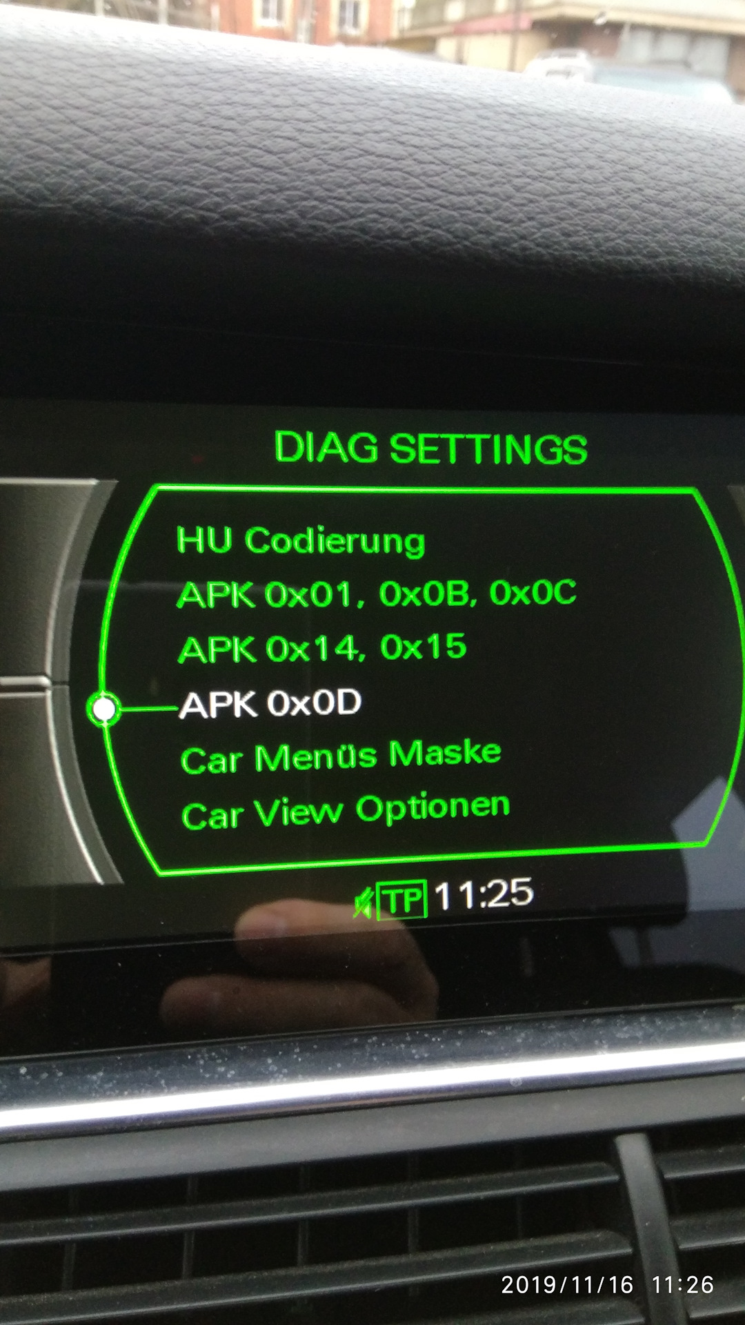 Mmi 3g Enable Green Menu Menu Computing System Software