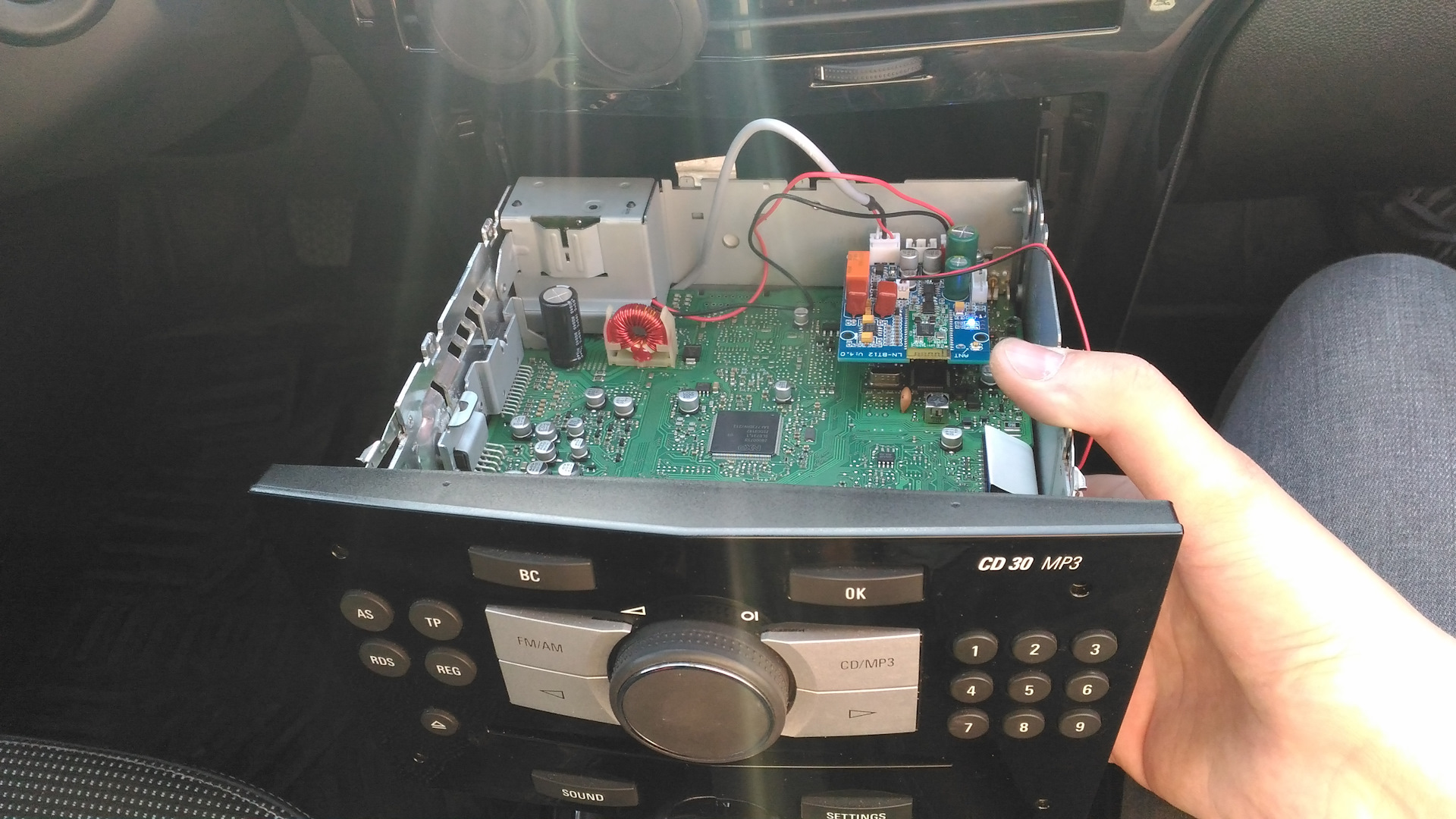 reactie Beschrijvend Variant Bluetooth в CD30 MP3 (AUX) — Opel Astra H, 1,6 л., 2009 года | электроника  | DRIVE2