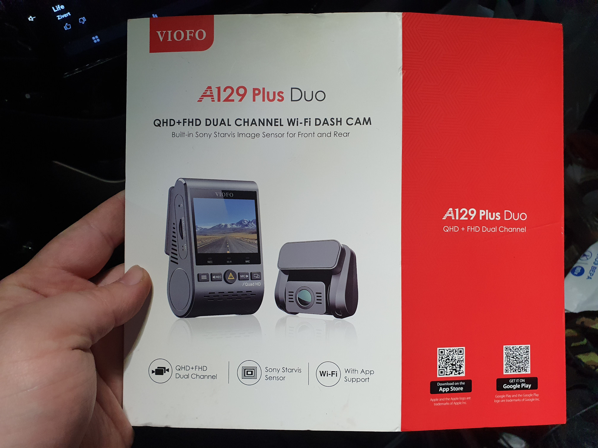 Viofo A129 Pro Duo 4k Купить