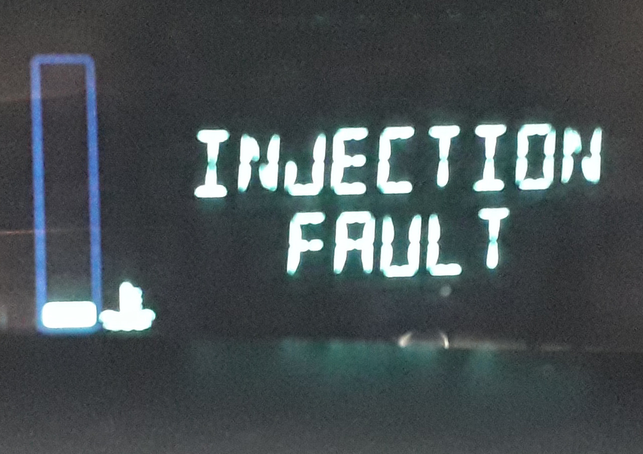 Injection fault. Injection fault