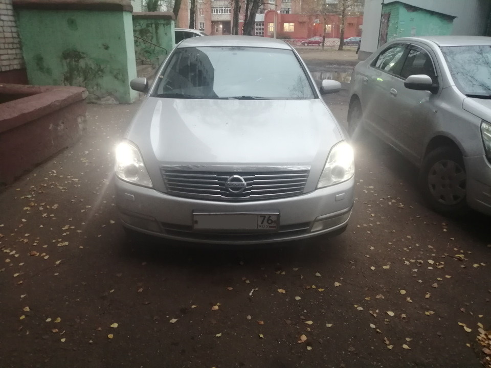 Светодиоды в габариты Teana j31 — Nissan Teana (J31), 2,3 л., 2007 года ...