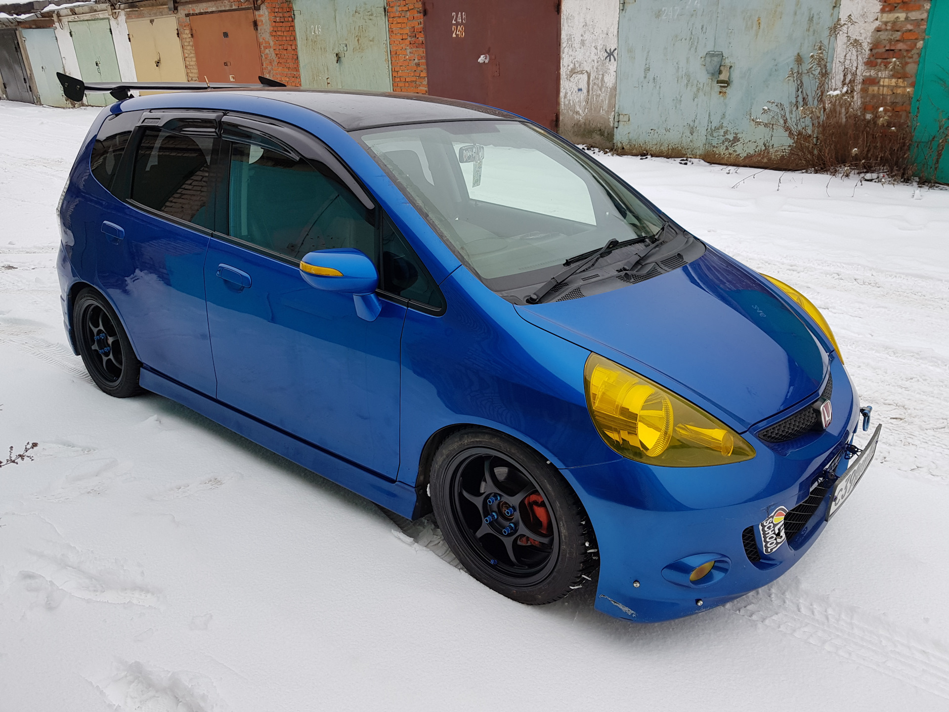 Покрасил диски — Honda Fit (1G), 1,3 л, 2006 года | колёсные диски | DRIVE2