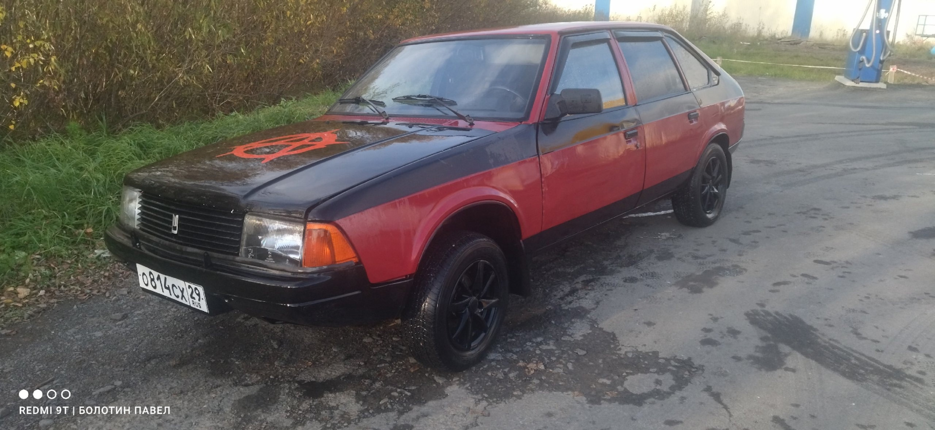 Габариты в поворотник, или американки. — Москвич 2141, 1,8 л, 1997 года ...