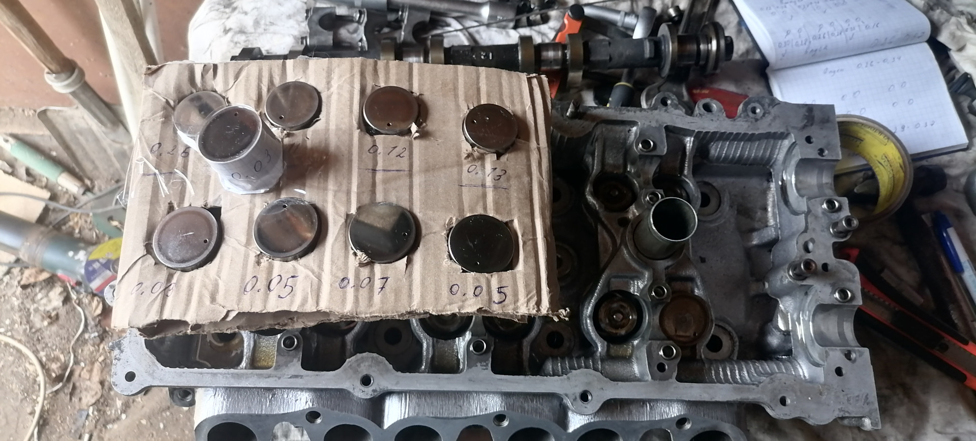 Настройка клапанов vq25dd — Nissan Cefiro (A33), 2,5 л, 2001 года ...