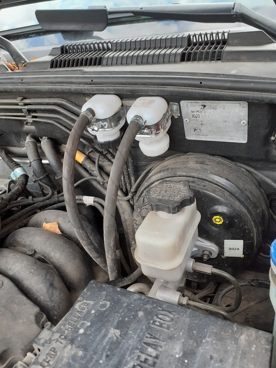 Вывод сапунов мостов, РК и АКПП под капот. — SsangYong Rexton (1G), 3,2 ...