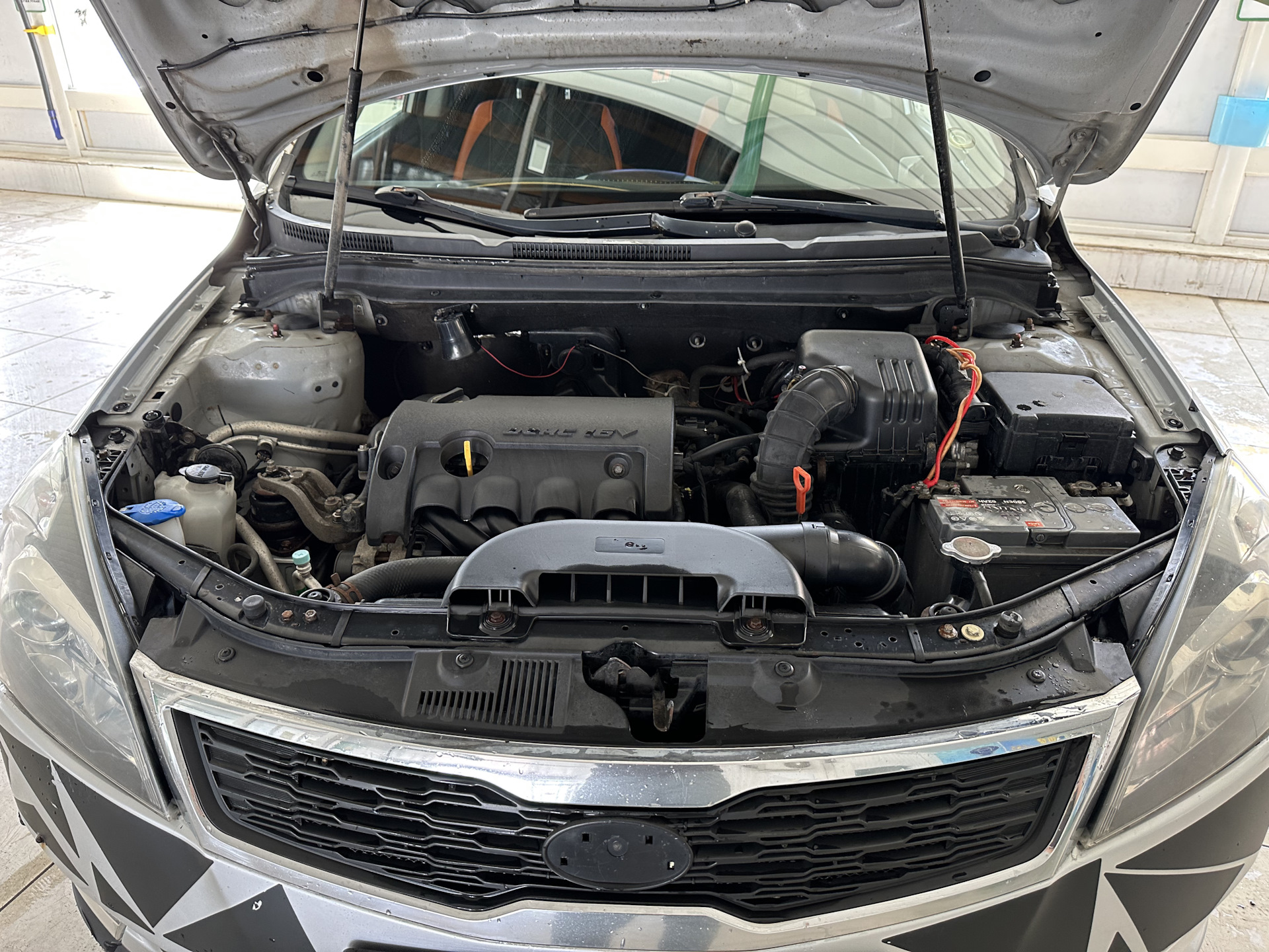 Переклейка пленки на фарах и перешив руля — KIA Ceed (1G), 1,6 л, 2010 ...