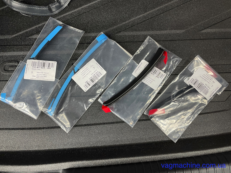 Расширители колёсных арок. — Volkswagen Golf GTI Mk8, 2 л, 2021 года ...