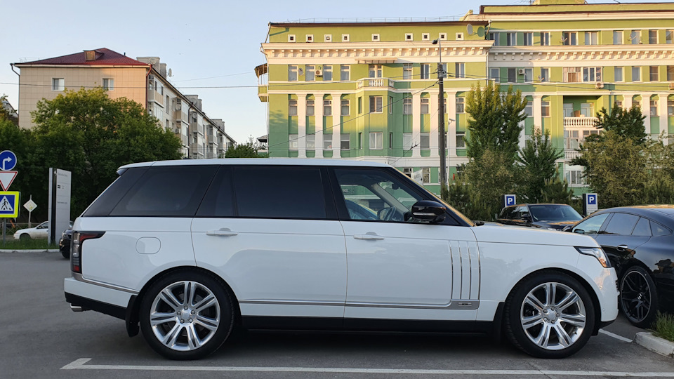 Тормозные диски + накладки — Land Rover Range Rover (4G), 5 л, 2017 ...