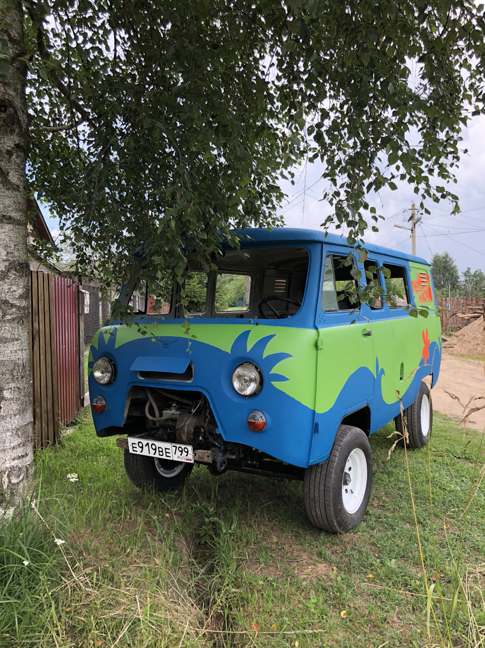 Сборка The Mystery Machine Scooby Doo — УАЗ 3909, 2,9 л, 2003 года |  стайлинг | DRIVE2