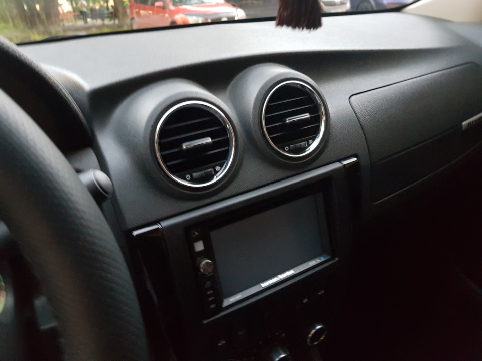 Замена штатных дефлекторов отопителя. - Nissan Almera V (G11/15), 1,6 л, 2013 го